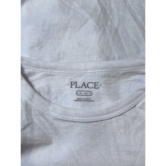 Set Of 4 Boys Place Long Sleeve Tops Size L 10-12 Cotton Yellow & White Graphic - Picture 7 of 15